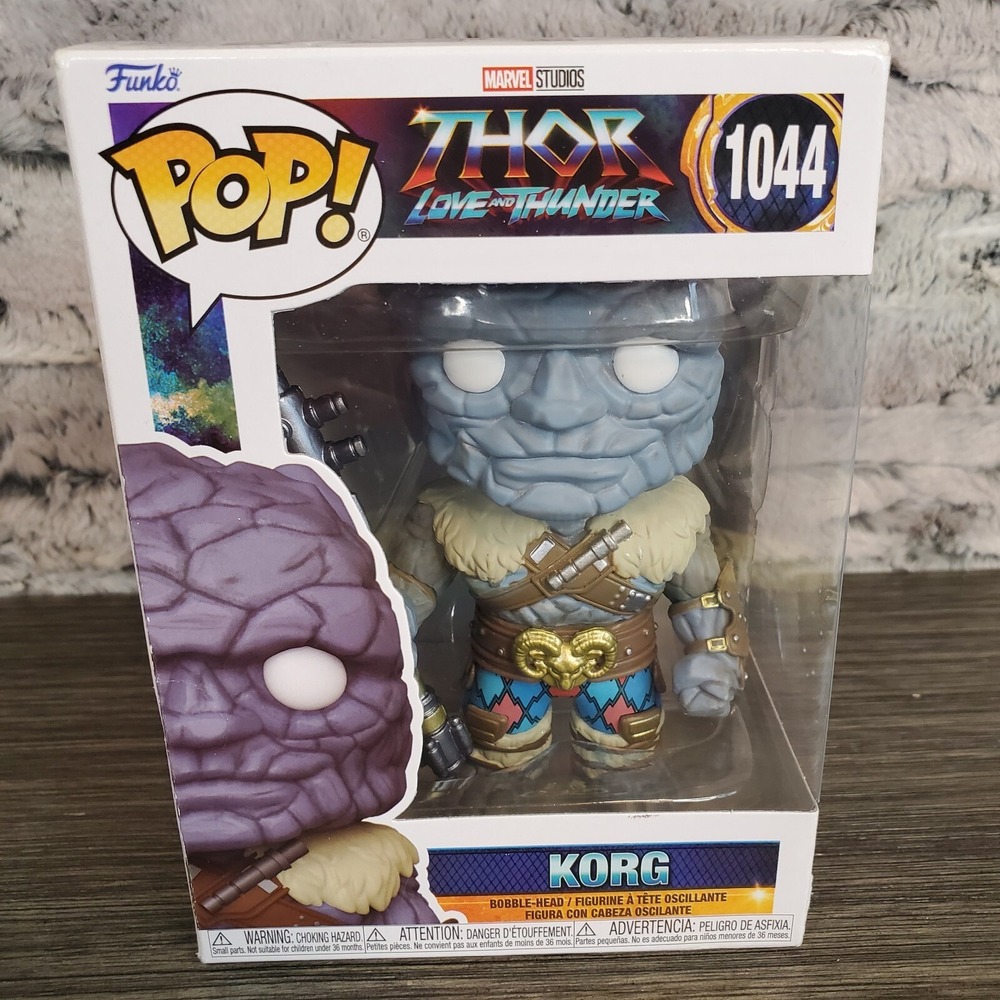 MARVEL THOR LOVE AND THUNDER KORG FUNKO POP VINYL FIGURE 1044